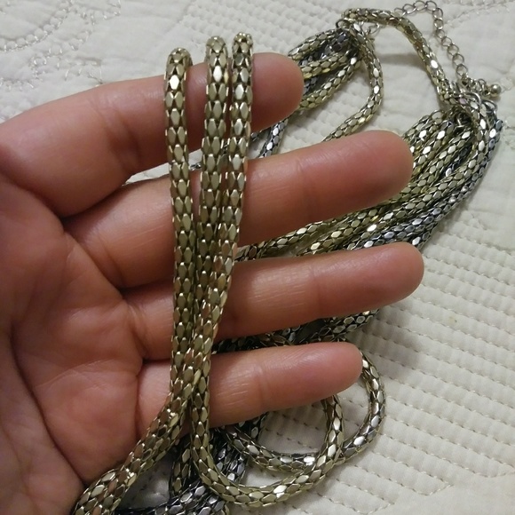 Vintage 80's Style Chain Necklace - Picture 4 of 4